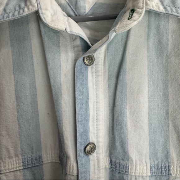 Tommy Hilfiger Vintage Snap Button Shirt Size Large Macau - Picture 5 of 10